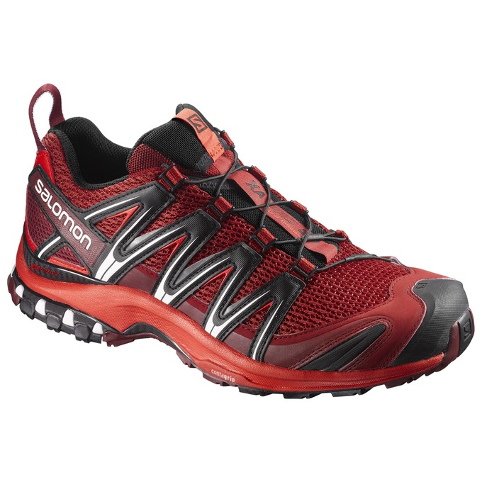 SALOMON XA PRO 3D Philippines - Men's Trail Running Shoes - Dark Red | 832957-HAO